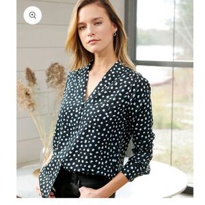 Hatley Ariane Shirt - Lots Of Dots size S NWOT